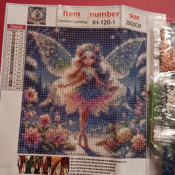 Other - Fairy Diamond Painting Kit 20x20